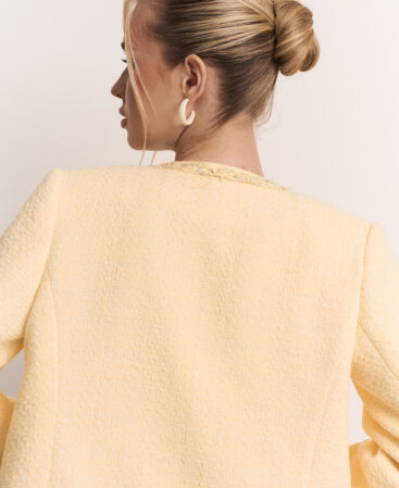Tweed jacket RÊVE yellow