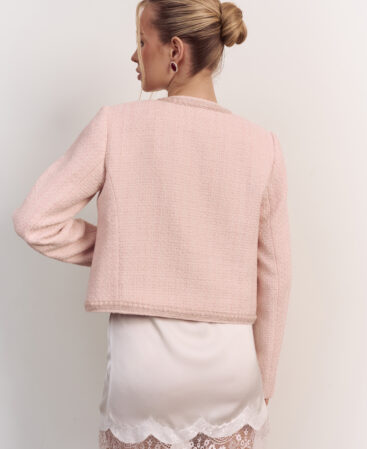 Tweed jacket RÊVE rose