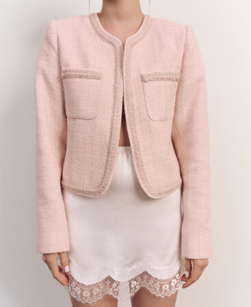 Tweed jacket RÊVE rose